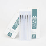 Agujas de punción seca TONY con tubo guía, caja de 100 unidades estériles de acero inoxidable quirúrgico.