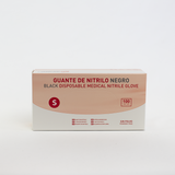 Guantes de nitrilo sin polvo talla S 100 unidades uso sanitario y laboratorio