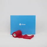 Venda cohesiva elástica roja Cotak autoadherente para vendaje funcional