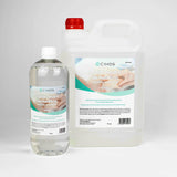 Envases de 1 litro y 5 litros del Aceite Neutro de Vaselina Cikos, ideal para masajes profesionales y fisioterapia.