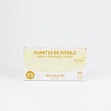 Guantes de nitrilo sin polvo talla XS 100 unidades uso sanitario y laboratorio