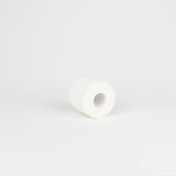 Rollo individual de venda inelástica adhesiva Vendari Plustape de 3,8 cm x 10 m color blanco, ideal para fijación en fisioterapia.